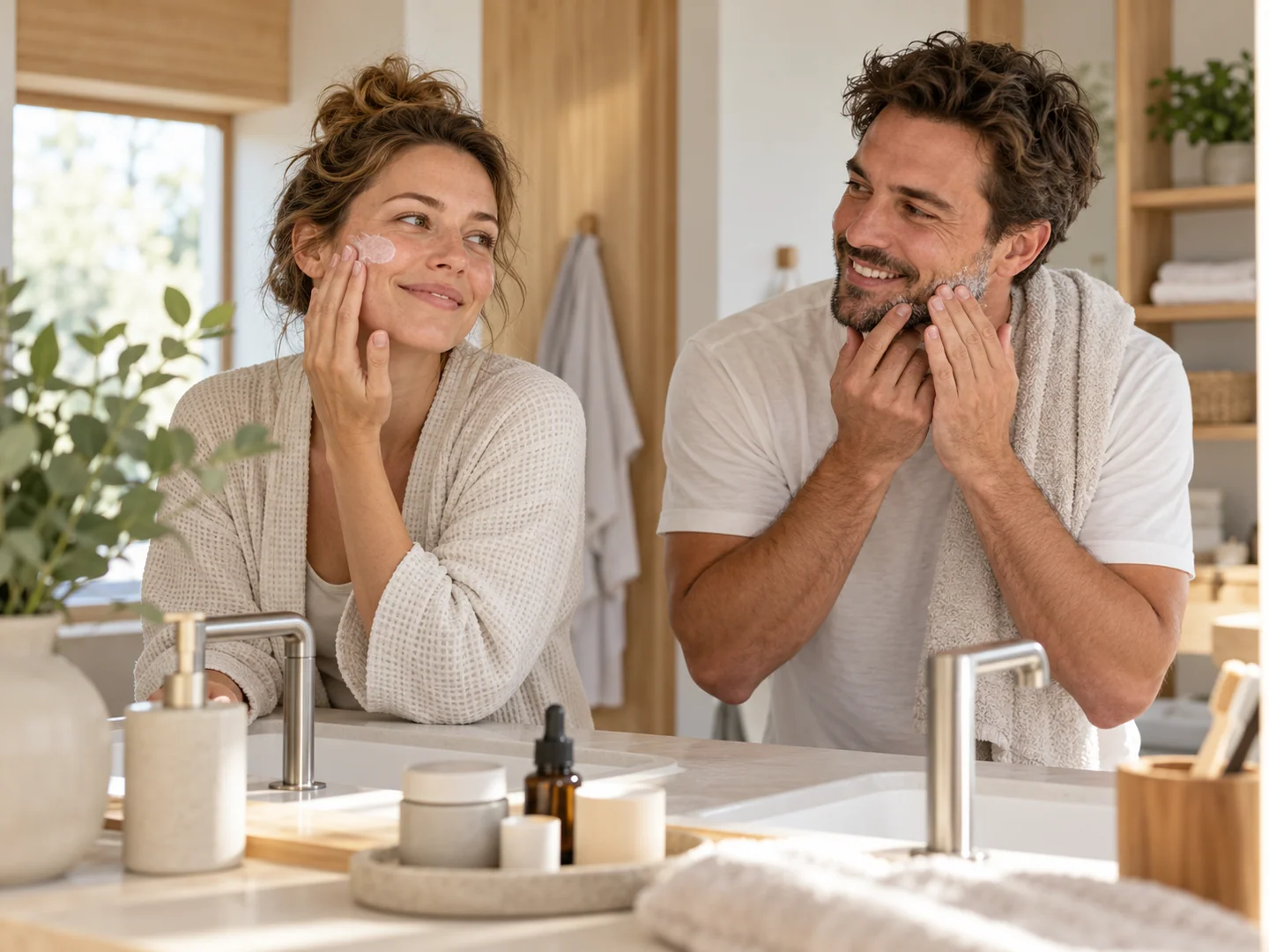 AI-created lifestyle scene representing adults in their 30s: Small rituals. Real meaning.